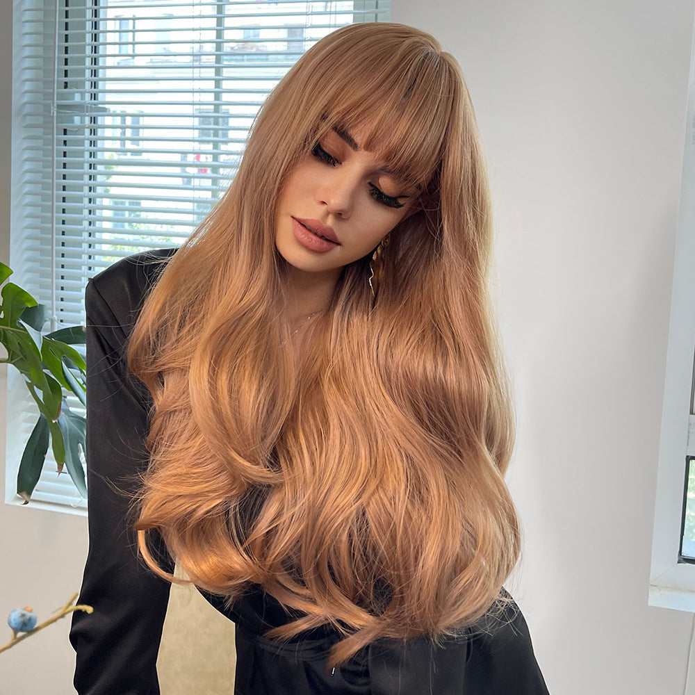 Brown Curly Wig