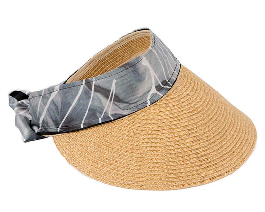 Straw visor sun hat
