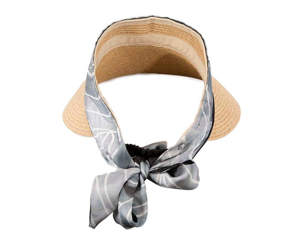 Straw visor sun hat
