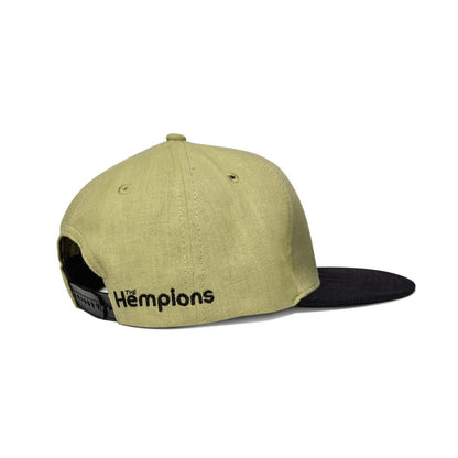 Hempions Hanf-Cap in braun Produktfoto seitlich