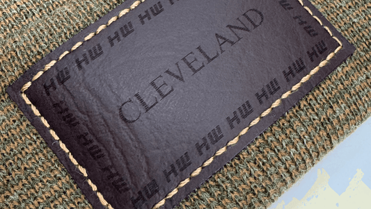 Haakwear Cleveland H Stitch Cuffed Beanie - Made in USA Hats (Limited Edition) - Brown / Green Fusion