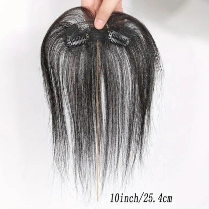 Natural Human Hair Clip In Bangs Extensions