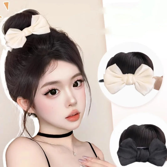 Synthetic Flower Bud Hair Volume Wig Clips