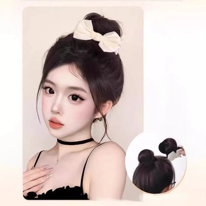 Synthetic Flower Bud Hair Volume Wig Clips