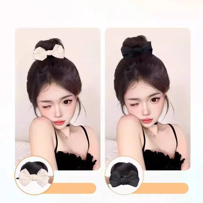 Synthetic Flower Bud Hair Volume Wig Clips