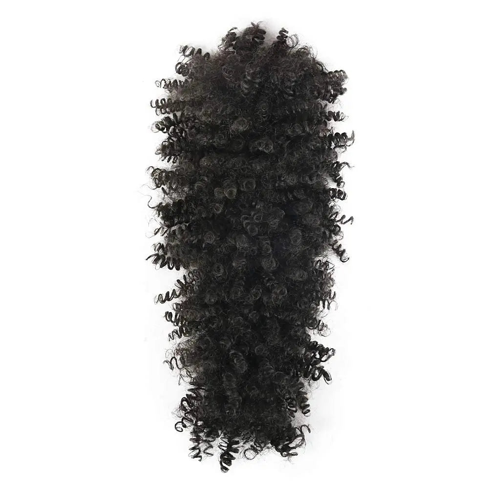 Synthetic High Puff Afro Mohawk Ponytail Extension