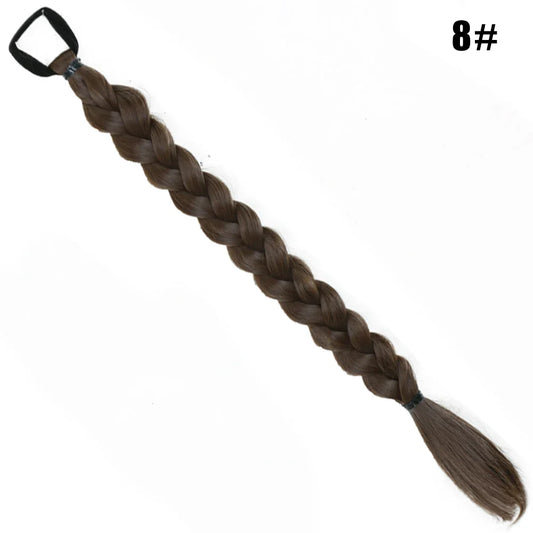 Synthetic Long Twist Braid Ponytail Extensions
