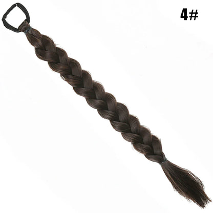 Synthetic Long Twist Braid Ponytail Extensions