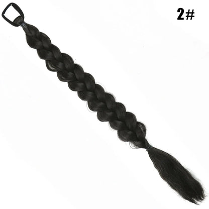 Synthetic Long Twist Braid Ponytail Extensions
