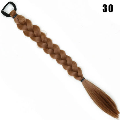 Synthetic Long Twist Braid Ponytail Extensions