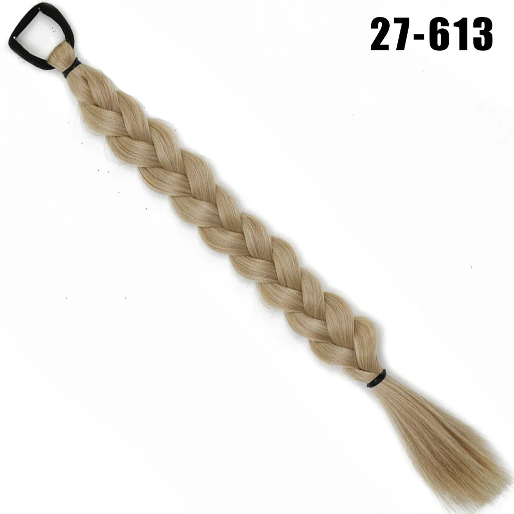 Synthetic Long Twist Braid Ponytail Extensions