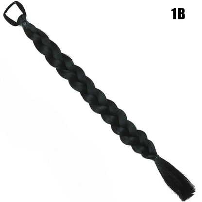 Synthetic Long Twist Braid Ponytail Extensions