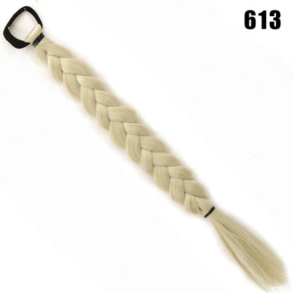 Synthetic Long Twist Braid Ponytail Extensions
