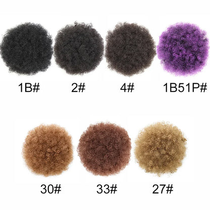 WIGSIN Synthetic Afro Puff Hair Bun Extension