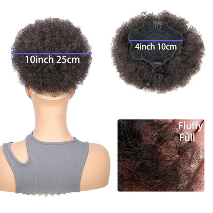 WIGSIN Synthetic Afro Puff Hair Bun Extension
