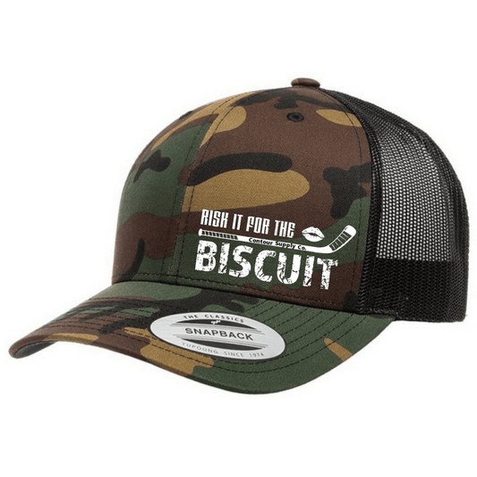 Risk It For The Biscuit - Snapback Trucker