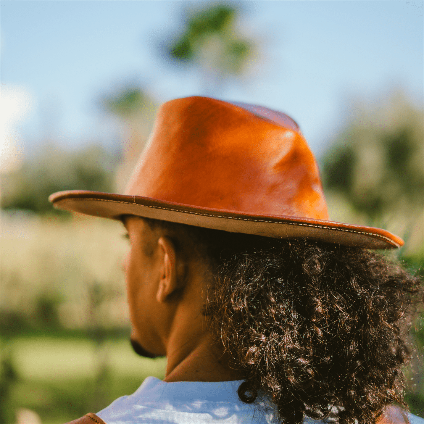 Leather Hat Cowboy