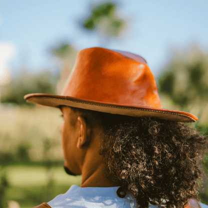 Leather Hat Cowboy