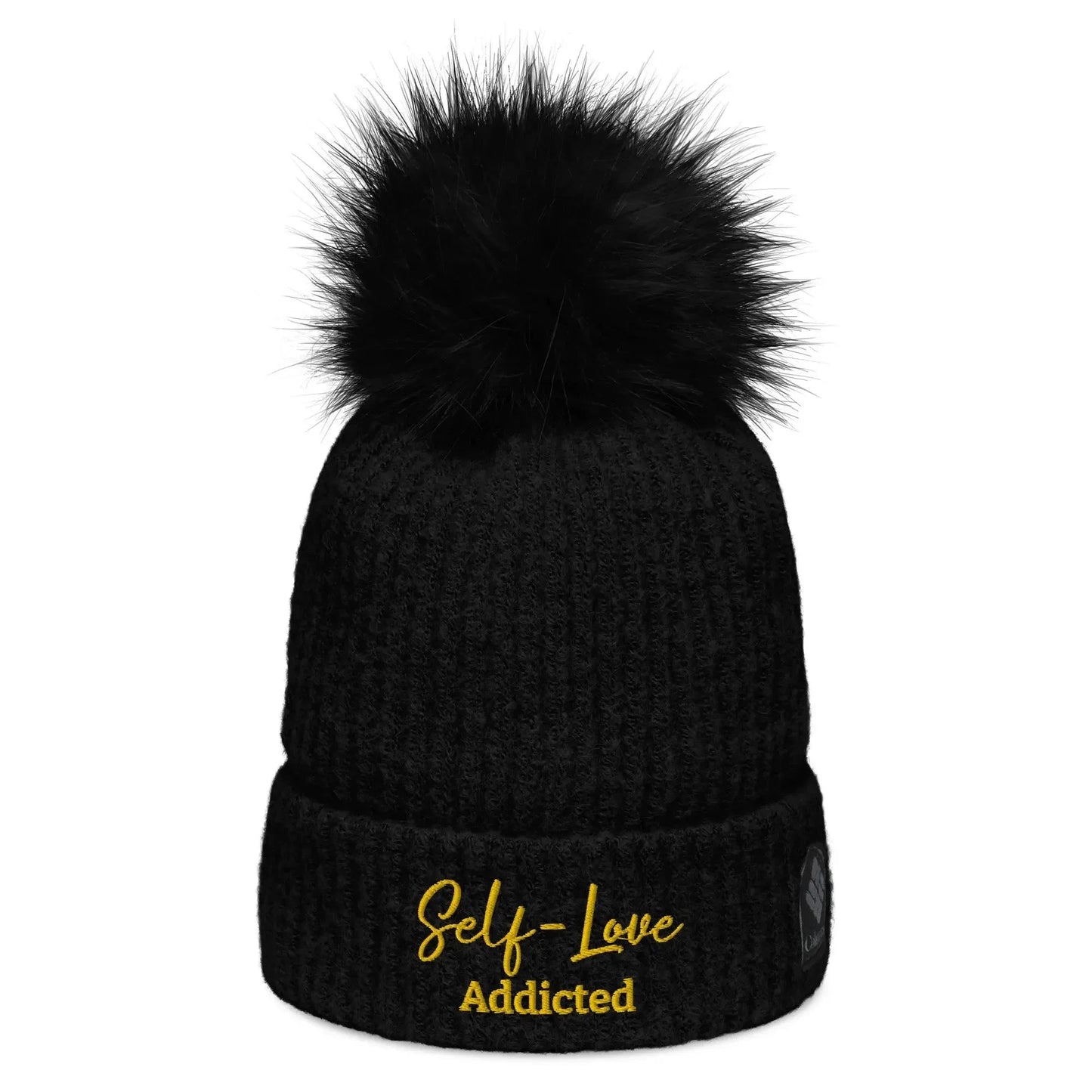Winter Hats -  Self Love - Columbia pom-pom beanie with Embroidery